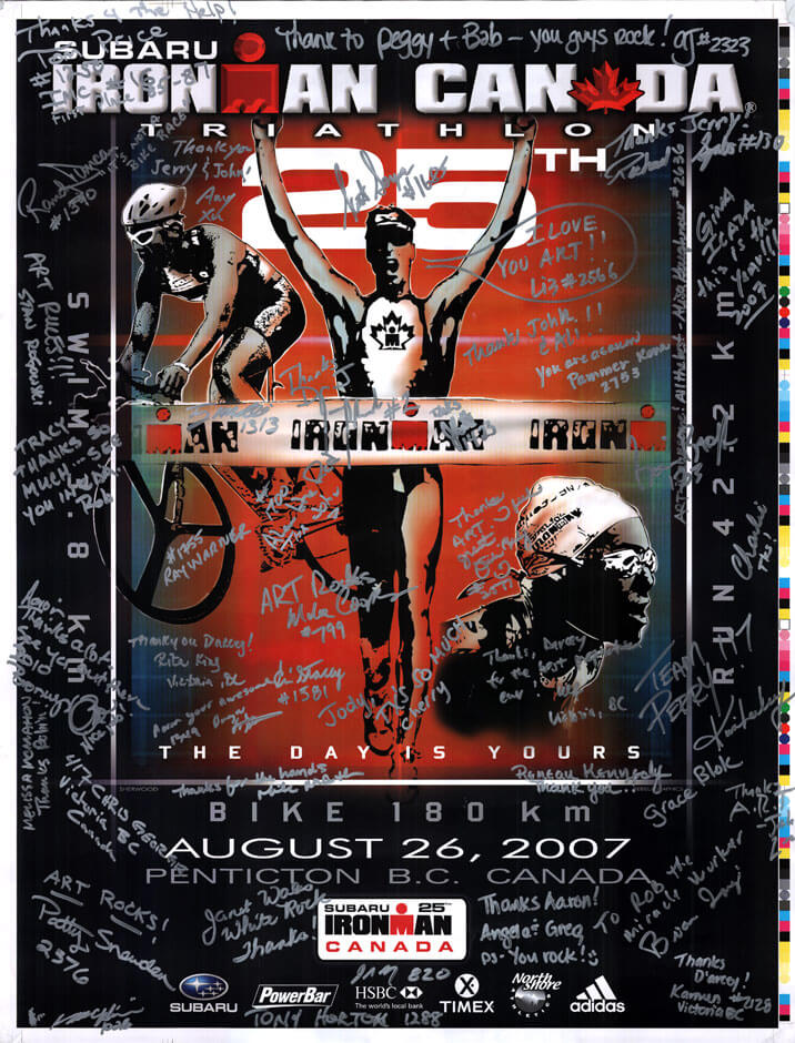 Ironman 2007 signed poster.